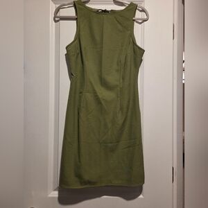 Abercrombie & Fitch Sage Green Mini Dress